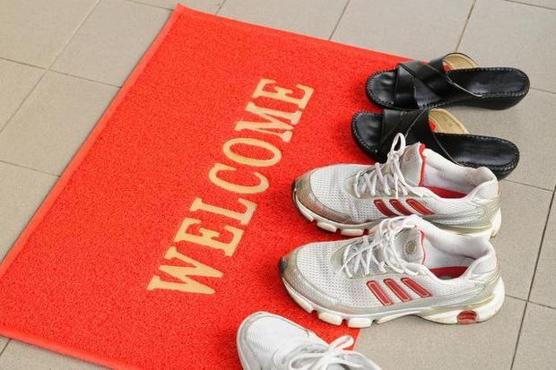 Living Space: For a cleaner house, remove your shoes