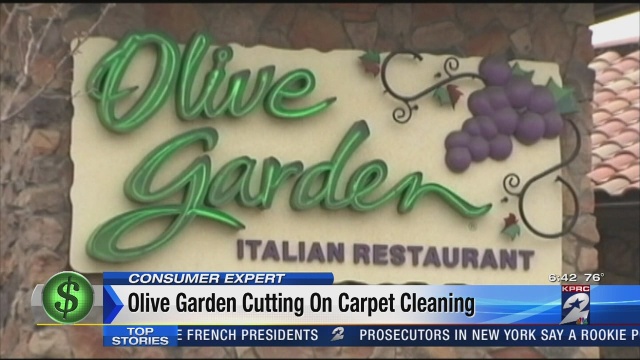 Olive Garden to save money by reducing carpet cleaning